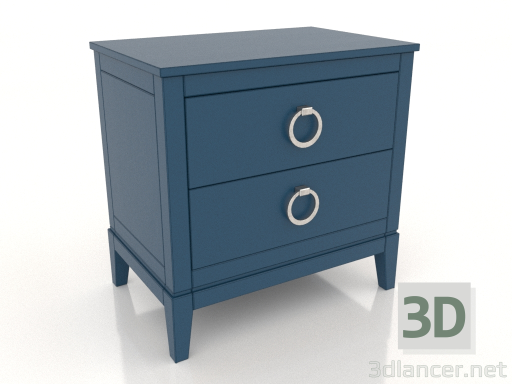 modello 3D Comodino (RAL 5025, opzione 3) - anteprima