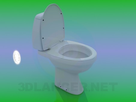 3D modeli WC - önizleme