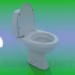 3D modeli WC - önizleme