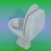 3D modeli WC - önizleme