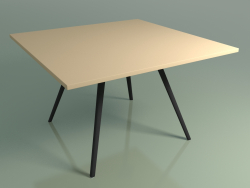 Table carrée 5413 (H 74 - 119x119 cm, stratifié Fenix F03, V44)