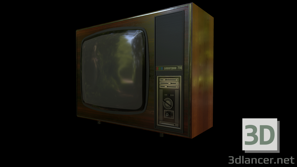 3D TV elektronu 714 modeli satın - render