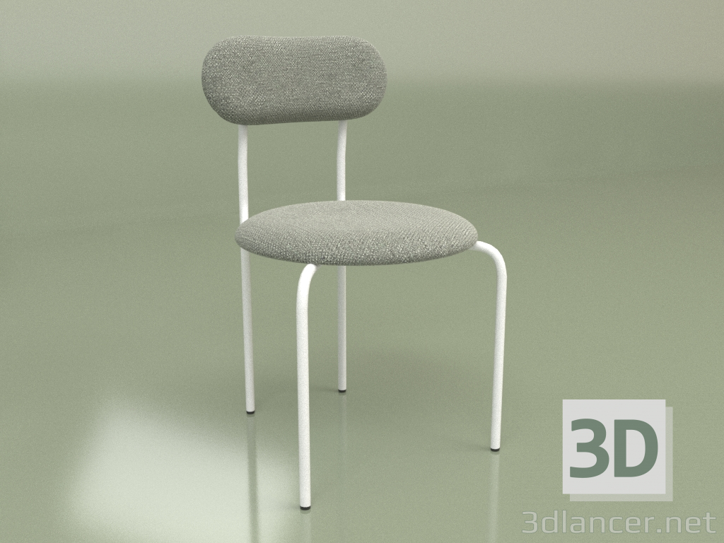 3d model Chair Five (white) - preview