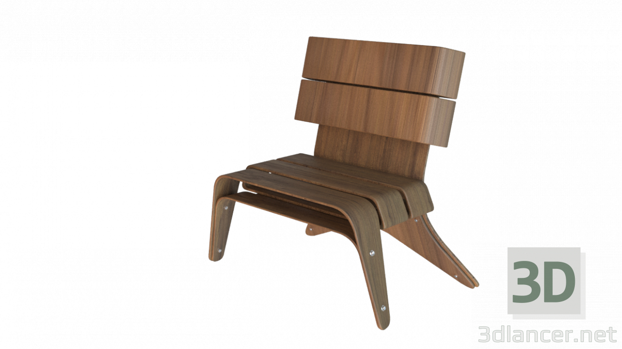 3d model Silla - vista previa