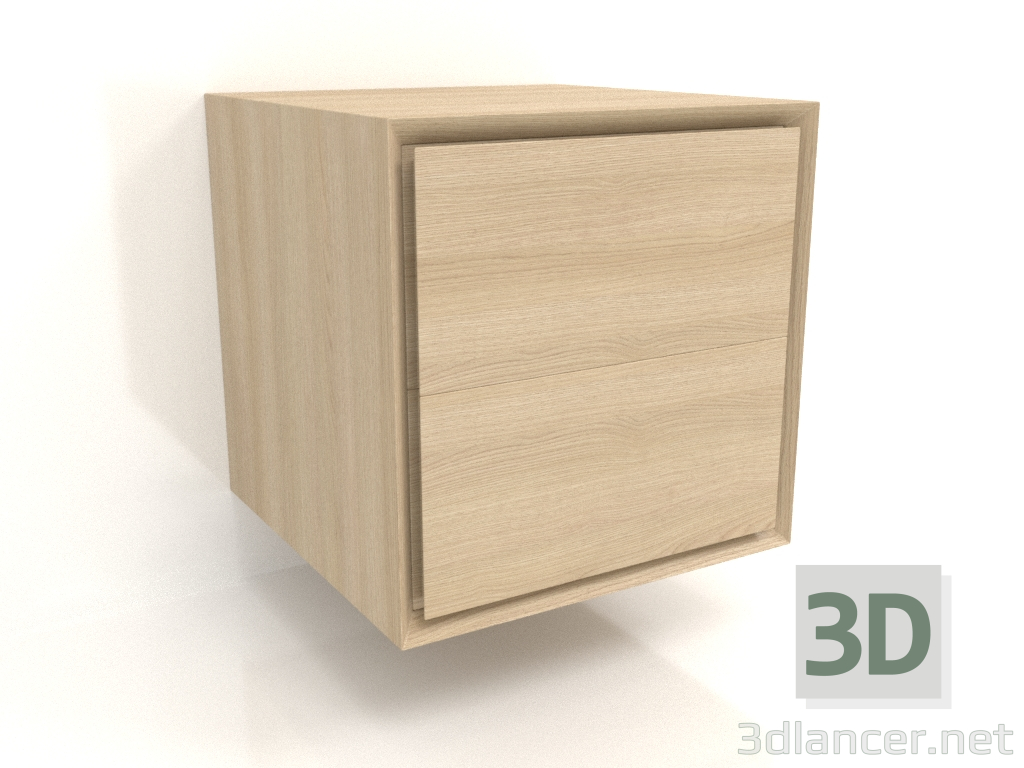 3d модель Тумба TM 011 (400x400x400, wood white) – превью