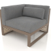 3d model Modular sofa, section 6 left (Bronze) - preview