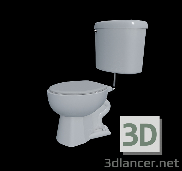 3D Modell WC-Schüssel - Vorschau