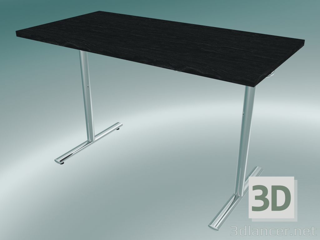 3d model Mesa plegable con patas en T rectangular (1200x600mm) - vista previa