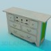 3d model Chest of drawers - preview