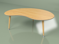 Table basse Placage de rein (café)