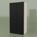 3d model Double wardrobe (Black) - preview