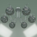 3d model Ceiling chandelier Clio 70102-6 (silver) - preview