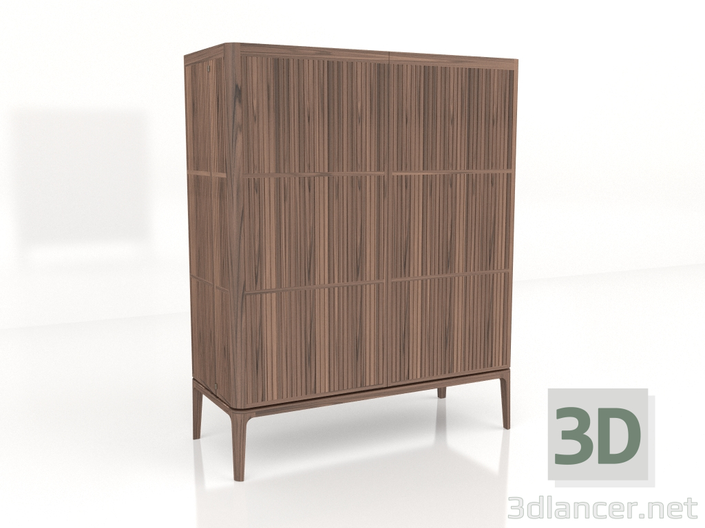 3d model Buffet nunca lleno alto - vista previa