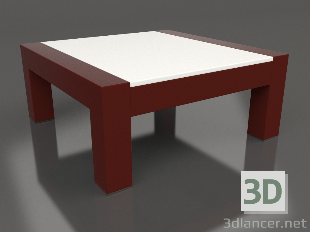 3d модель Боковой стол (Wine red, DEKTON Zenith) – превью