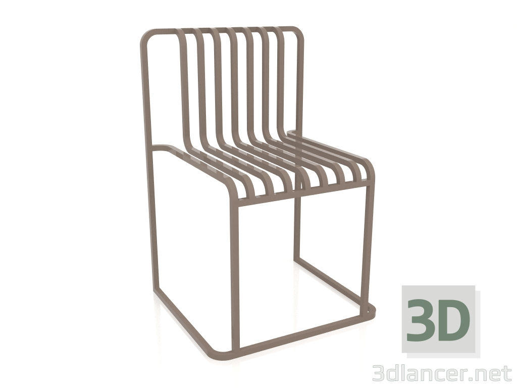 modèle 3D Chaise de salle à manger (Bronze) - preview