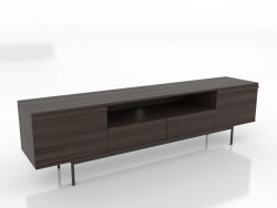 Mueble TV GRANDE ABIERTO 2 2000 mm (nogal fresno)