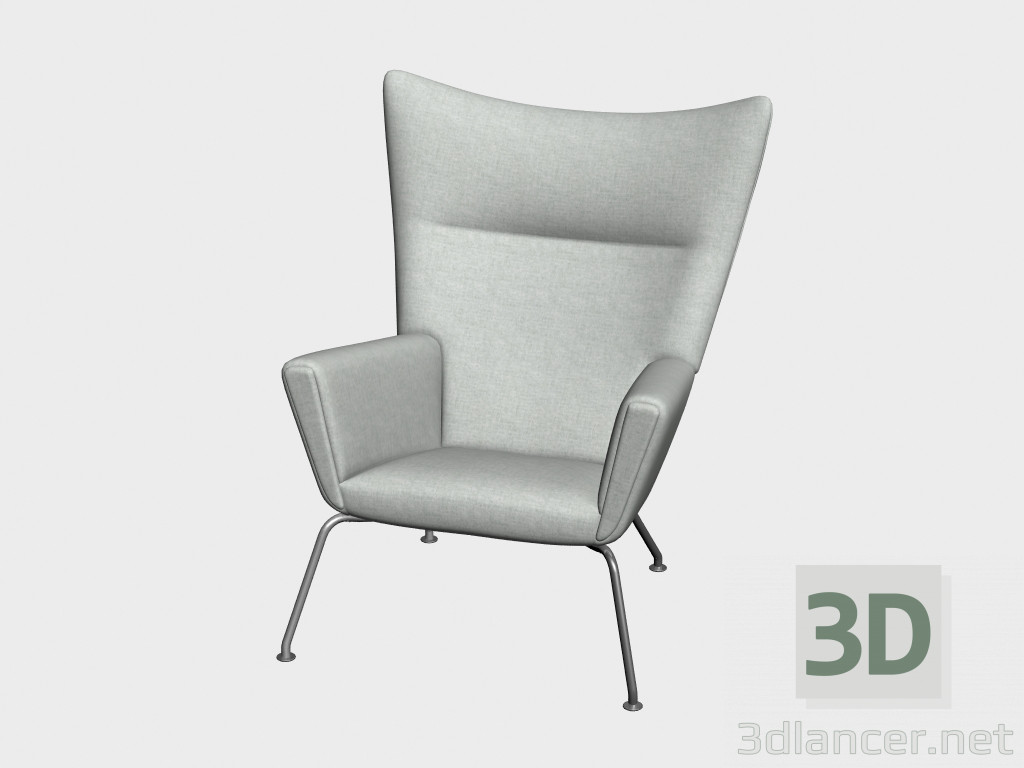 3d model Sillón (CH445) - vista previa