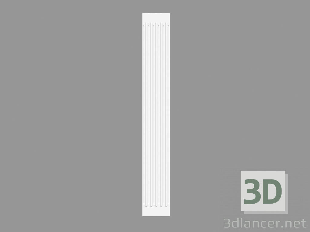 3d модель Пілястра K250 (27 x 2.9 x 200 cm) – превью