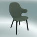 3d model Chair Catch (JH1, 59x58 H 88cm, Black stained oak, Divina - 944) - preview