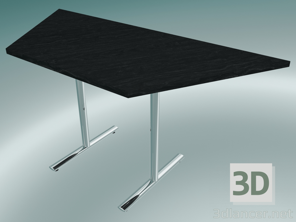 3d model Mesa T-leg Flip-top trapezoidal (1500x750mm) - vista previa