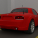 3d Mazda MX-5 Miata 2008 модель купить - ракурс