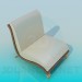 3d model Sillón bajo - vista previa