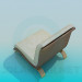 3d model Low armchair - preview