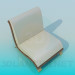 3d model Low armchair - preview