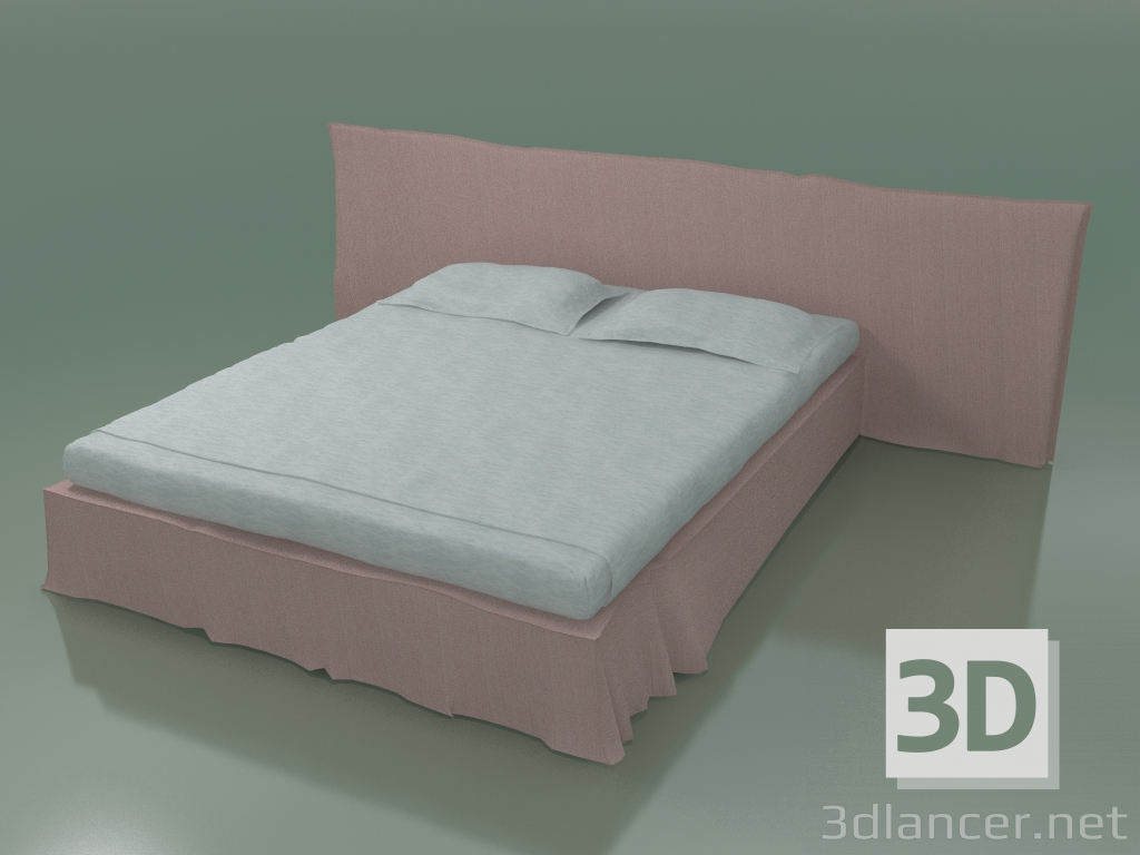 3d model Cama doble (81E) - vista previa