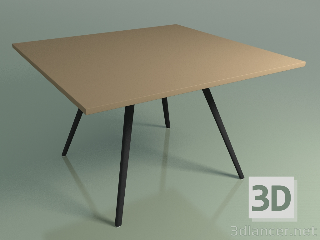 3D Modell Quadratischer Tisch 5413 (H 74 - 119 x 119 cm, Laminat Fenix F05, V44) - Vorschau