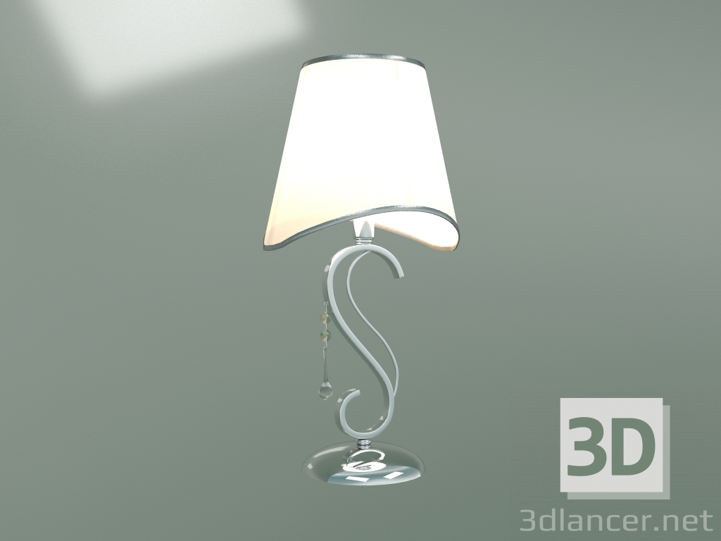 modèle 3D Lampe de table 01053-1 (cristal chromé-clair Strotskis) - preview