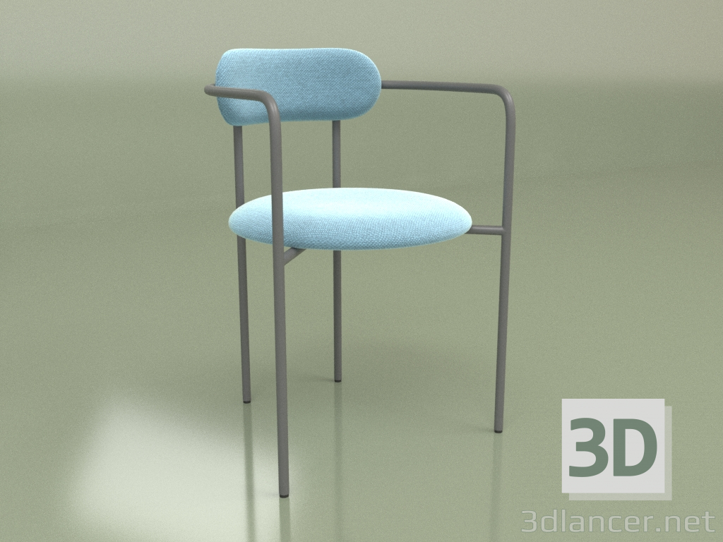 modello 3D Sedia sei (grigio) - anteprima