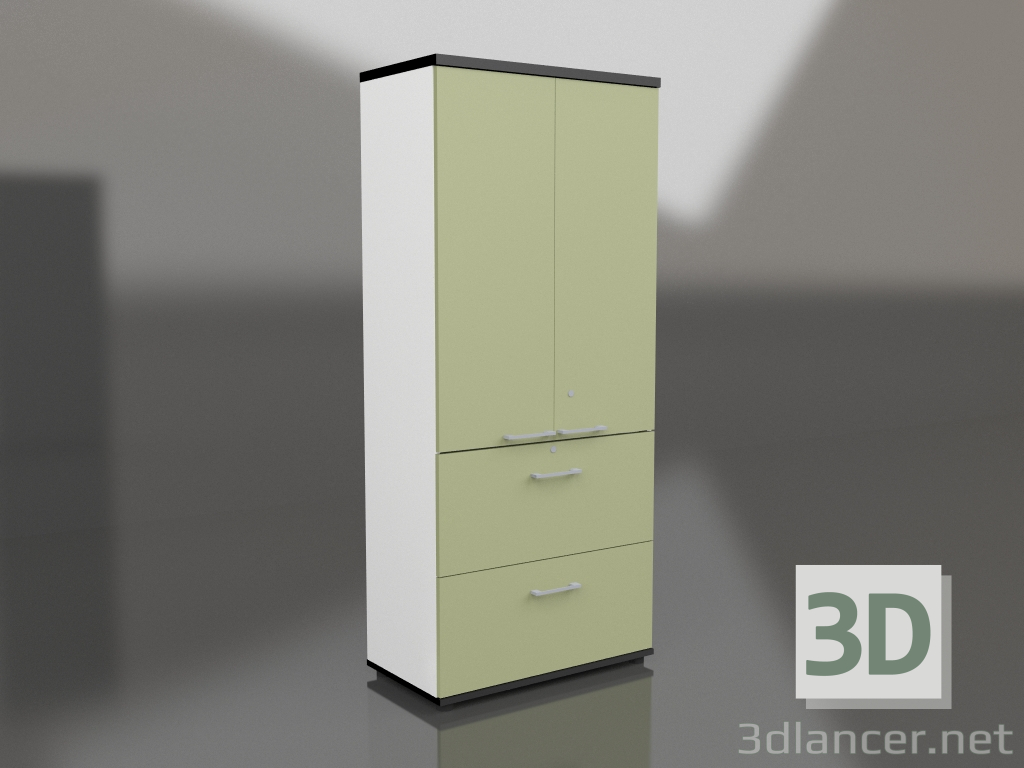 3d model Archivador Estándar A54B4 (801x432x1833) - vista previa