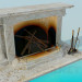 3d model Chimenea - vista previa