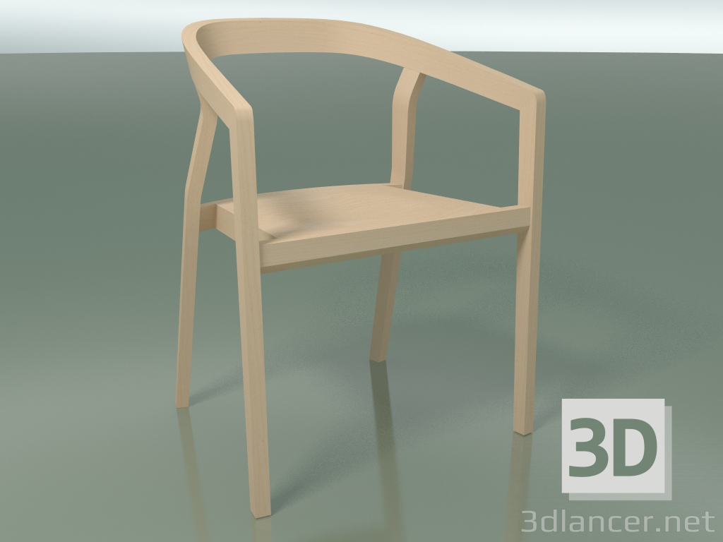 modello 3D Sedia con braccioli ONE (321-101) - anteprima