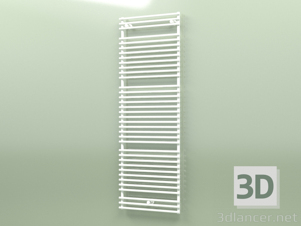 3d model Heated towel rail - Santorini (SAN 18 600 mm, RAL - 9016) - preview