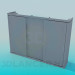 3d model Cabinet with sliding doors - preview