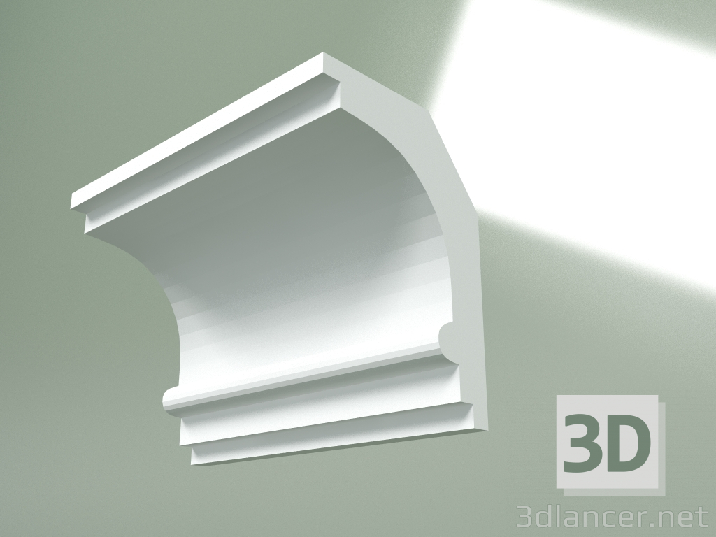 Modelo 3d Cornija de gesso (plinto de teto) KT336 - preview