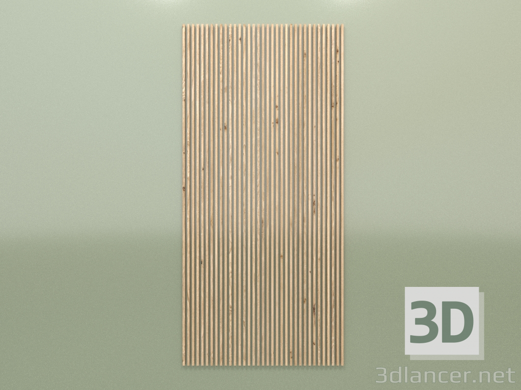 3d model Panel de madera - vista previa