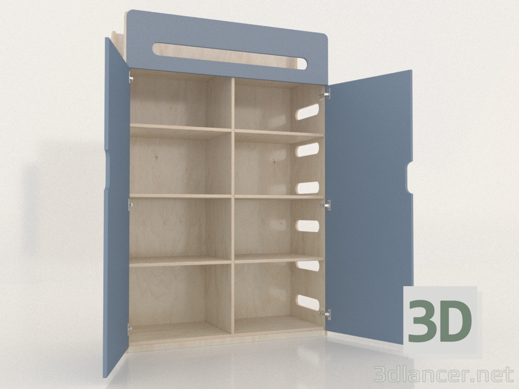 modello 3D Armadio aperto MOVE WB (WAMWB2) - anteprima