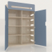 3D Modell Kleiderschrank offen MOVE WB (WAMWB2) - Vorschau