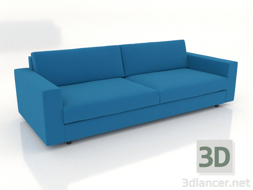 3D Modell 3-Sitzer-Sofa - Vorschau