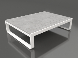 Table basse 120 (DEKTON Kreta, Blanc)