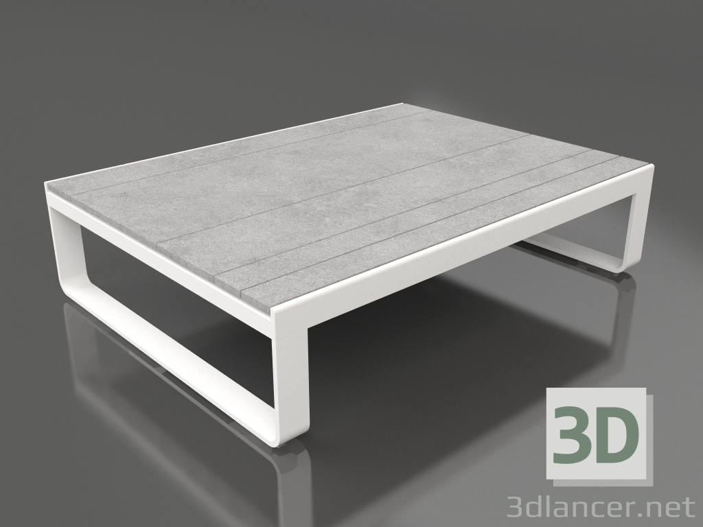 3D Modell Couchtisch 120 (DEKTON Kreta, Weiß) - Vorschau