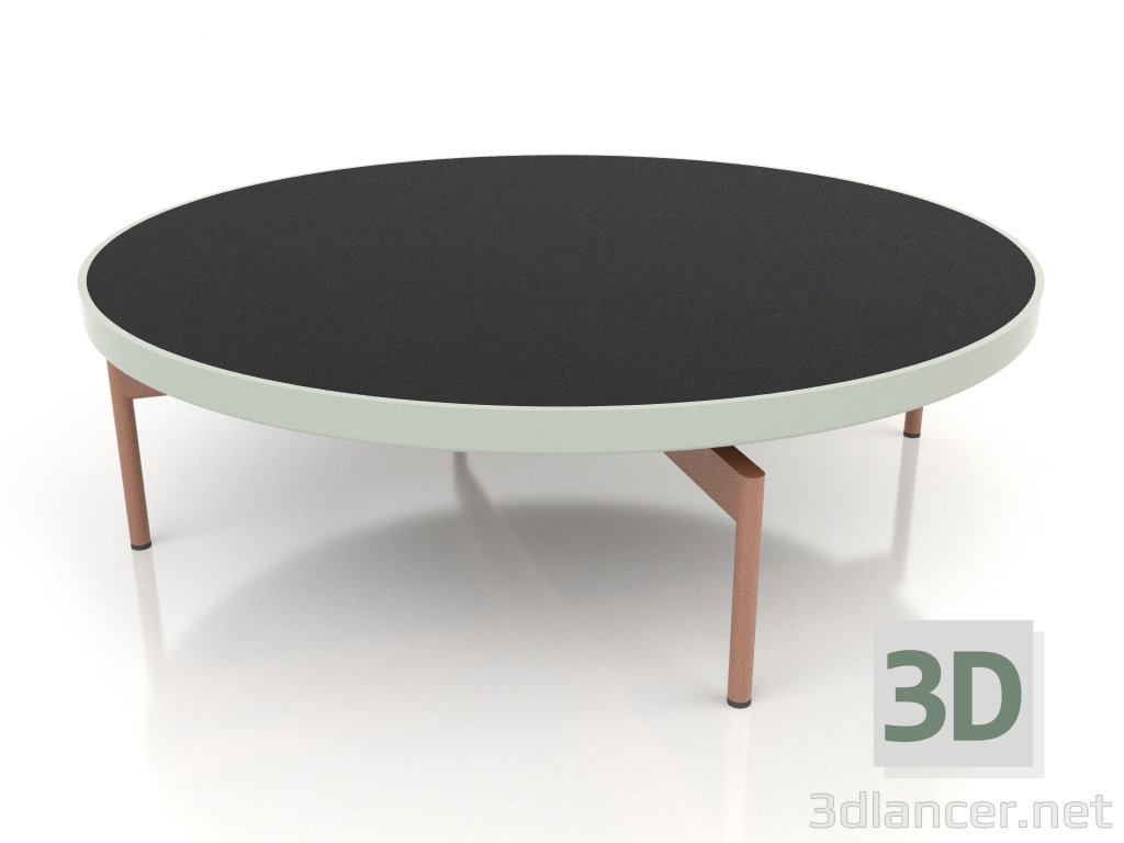 Modelo 3d Mesa de centro redonda Ø120 (cinza cimento, DEKTON Domoos) - preview