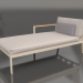 3d model Sofa module, section 2 left (Sand) - preview