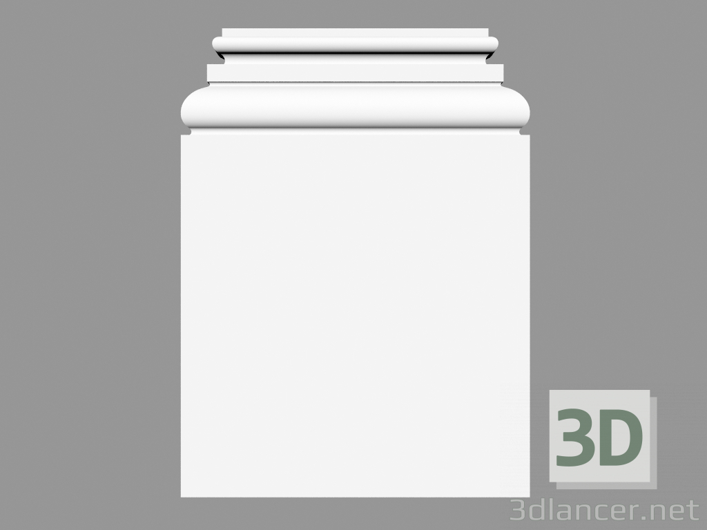 3d model Pilaster K254 (39 x 6.5 x 53.5 cm) - preview