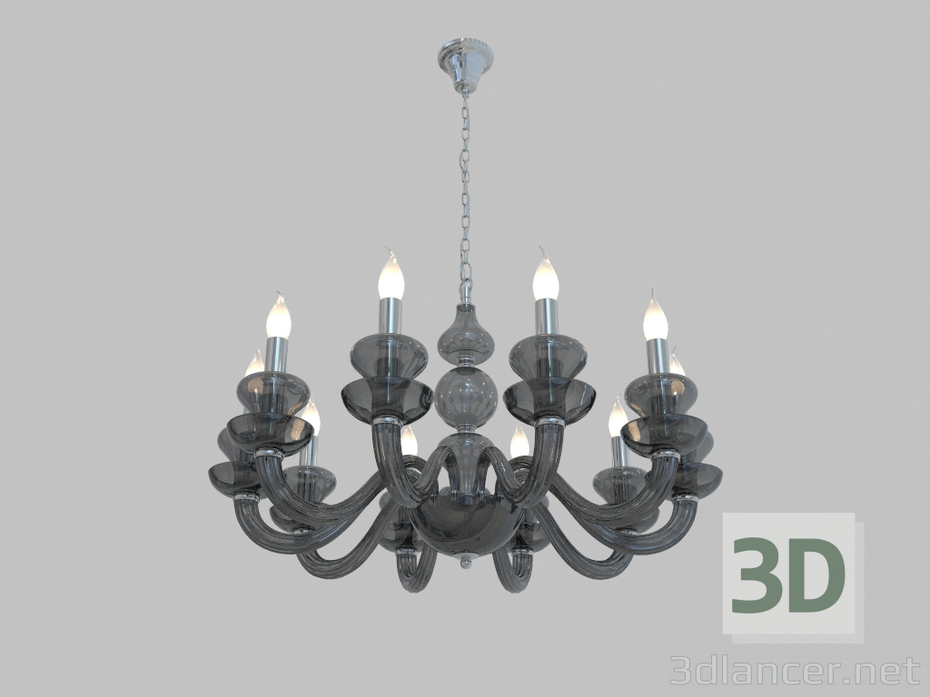 3d model Chandelier (1910S fume) - preview