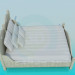 3d model Double bed - preview