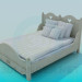 3d model Double bed - preview